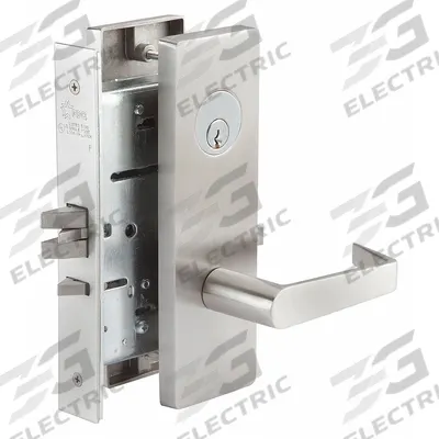 PDQ Door Lockset: Classroom Lever Locksets, Stainless Steel, ADA Compliant