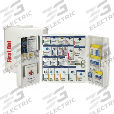 FIRST AID ONLY First Aid Kit and Housing: 290 Components, ANSI/ISEA Z308.1-2021, Type I/II - Food Service ANSI First Aid Kits