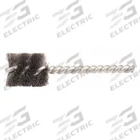 WEILER Round Tube Brush: Single Stem, Carbon Steel, 5/8 in Dia, 0.005 in Fill Dia, 3/16 in Stem Dia (MPN 21075V). Key specifications — Brand: WEILER.
