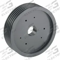 APPROVED VENDOR V-Belt Pulley: B136, 5 Groove, 13.95 in OD, Bushed Bore, SF, Quick Detachable (MPN 5B136SF). Key specifications — attr1318293: B136; attr1318301: 13.6 in (5L, B); attr1318291: 5L, B, or BX.