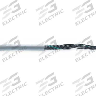 CHAINFLEX Control Cable: 18 AWG Conductor Size, 5 Conductors, PVC, Order by the Foot - Continuous Flexing Exposed Run Tray Cables