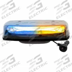 CODE 3 Mini Light Bar: Emergency Vehicle Mini Light Bar, Amber/Blue, 40.8 W Watt, Clear, LED, IP65 (MPN C5550CBA-VM). Key specifications — Brand: CODE 3; Lens Color: Clear; Number of Flash Patterns: 91; Installation Type: Removable; Operating Voltage: 12-24V DC.