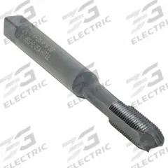 CLEVELAND Spiral Point Tap: 1/4"-28 UNF, 2B, 3 Flute, Plug Chamfer, Black Oxide Cobalt (MPN C86215)