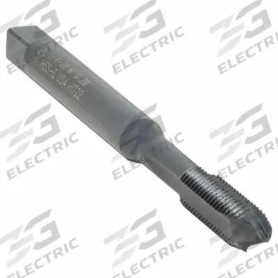 CLEVELAND Spiral Point Tap: 1/4"-28 UNF, 2B, 3 Flute, Plug Chamfer, Black Oxide Cobalt (MPN C86215) - Spiral-Point Taps for Steel & Stainless Steel
