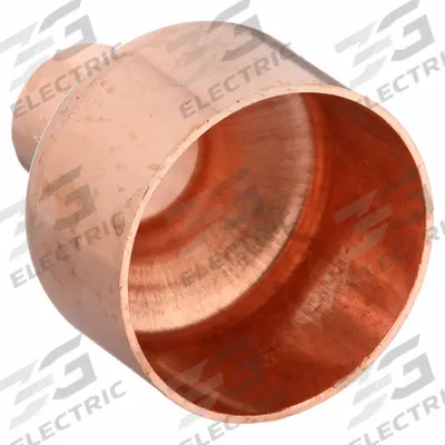 NIBCO Sweat Fitting Coupling: 2 1/2 in CTS x 1 in CTS, Cup x FTG, Wrot Copper (MPN 600R 21/2X1) - Wrot Copper Tube Fittings