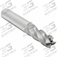 CLEVELAND Square End Mill: Carbide, 4 Flute, 15/32" Mill Dia, 1" LOC, 3" OAL (MPN C61891)