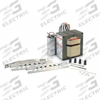 GE LAMPS HID Ballast Kit: 400 W Max. Bulb Watts, ANSI Code M59, Probe, 120/208/240/277/480V AC (MPN GEM-400ML5AA-4-5). Key specifications — attr239893: GE LAMPS; attr235328: Ignitor.