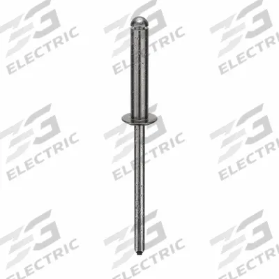 APPROVED VENDOR Blind Rivet,2 1/10" L,0.156" dia,PK500: Inch, 2 3/32 in Overall Lg, 51/64 in Body Lg - Domed-Head Blind Rivets