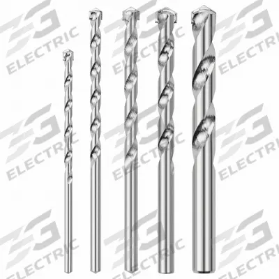 BOSCH Fast Spiral Rotary Masonry Drill Bit: 1 in Drill Bit Size - Round-Shank Masonry Drill Bits