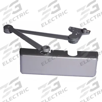 LCN Door Closer: Parallel Mounting Type, Grade 1 - Heavy Duty, Aluminum, 12 1/4 in Lg - Parallel Arm-Mount Door Closers