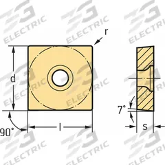 WALTER Square Turning Insert: SCGT3(2.5)1-MM4, SCGT09T304-MM4 (MPN 7021262). Key specifications — attr257901: SCGT09T304-MM4; attr257900: SCGT3(2.5)1-MM4.
