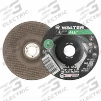 WALTER SURFACE TECHNOLOGIES Cut-Off & Grinding Wheel: Type 27, 4 1/2" x 1/8" x 7/8", Aluminum Oxide (MPN 08L452). Key specifications — Series: ALU; Brand: WALTER SURFACE TECHNOLOGIES.