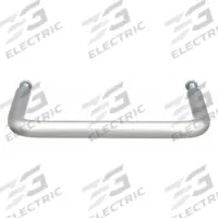 MONROE PMP Pull Handle: Threaded Holes, Aluminum, Silver, #10-32 Screw Size, 0.5 in, 3 in Projection (MPN PH-0105). Key specifications — Brand: MONROE PMP; Projection Type: Non-Recessed; Material: Aluminum; Finish: Dull Anodized; Color: Silver; Folding Type: Fixed; Mounting Type: Threaded Holes; Screw Size: #10-32.