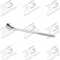 GEARWRENCH Hand Ratchet: Pear, Reversible, 12 in Overall Lg, Full Polish Chrome, 5° Min Arc Swing (MPN 81030). Key specifications — attr1205598: Reversible; attr1205605: Quick-Release Included; attr1205626: Full Polish Chrome; attr1228094: Standard Length; attr1205607: Pear; attr1205624: GEARWRENCH.