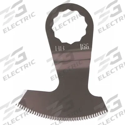 FEIN Oscillating Tool Blade: 2 1/4 in Blade Wd, 1 1/4 in Overall Lg, Long Cutting - 12-Point Mounted Blades