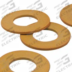 BUNTING BEARINGS Thrust Washer: 1/4 in Bore, PTFE, JLON 5500, 5/8 in OD, 0.062 in Thick, 5 PK (MPN BJ5T041002). Key specifications — Material Grade: JLON 5500; System of Measurement: Inch; Standards: ISO Certified 9001; Color: Orange; Brand: BUNTING BEARINGS.