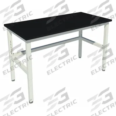 INSTOCK Patriot Work Bench: 30 in Overall Wd, 36 in Overall Ht, 5 ft Overall Lg - Adjustable-Height Laminate Surfaced Lab Tables
