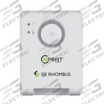 SJE-RHOMBUS High Water Alarm: High Level, 4.5V DC, Auto, 80 dB, Audio/Visual, 2 Alarm Inputs - Liquid-Level Alarms