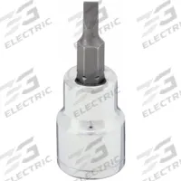 WESTWARD Socket Bit: 3/8 in Drive Size, Slotted Tip, 4 mm Tip Size, 1 3/4 in Overall Lg, Metric (MPN 54TN72). Key specifications — attr1213360: Fixed Insert; attr1213362: WESTWARD.