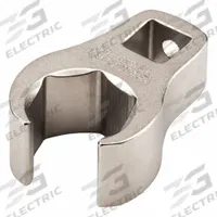 TEKTON Crowfoot Wrench: Steel, Satin Nickel, 3/8 in Drive Size, 17 mm Head Size, 6 Points (MPN WCF16217). Key specifications — attr309661: Steel; attr309662: Satin Nickel; attr324934: TEKTON.