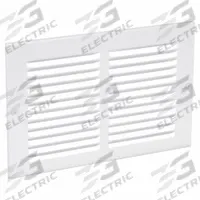 Return Air Grille: Louvered Grille, White, Powder Coated, Steel, 7 3/4 in H, 11 3/4 in W, 1/4 in D (MPN 4JRR6). Key specifications — Mounting Location: Ceiling; Brand: APPROVED VENDOR; Fire Rating: Not Fire Rated.