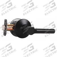 SCHLAGE RESIDENTIAL Door Lockset: Passage Lever Locksets, Black, ADA Compliant (MPN F10 BRW 622). Key specifications — Ligature Resistance: Not Ligature-Resistant; Brand: SCHLAGE RESIDENTIAL; Lockset Function ANSI Code: F75; Visual Indicator Message: No Message; Lockset Style: Broadway; ADA Compliant: Yes; Finish: Flat Black Coated : Brass.