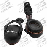 HUSQVARNA Earmuffs: Hard Hat-Mounted Earmuff, Passive, 24 dB NRR, Foam, Black (MPN 596292701). Key specifications — Style: Rigid; Dielectric: No; Cushion Material: Foam; Cup Color_Original: Black; Compatible Manufacturer Model Number: Spire Helmet; For Use With: Hard Hats; Brand: HUSQVARNA; Protection Type: Passive.