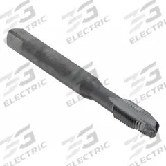 CLEVELAND Spiral Point Tap: #10-24 UNC, H3 / 2B, 3 Flute, Plug Chamfer, Black Oxide Cobalt (MPN C27698)