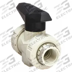GF PIPING SYSTEMS Manual Two-Way Ball Valve: 2 in, Polypropylene, Straight, FNPT x FNPT, Two-Piece (MPN 167546337). Key specifications — Brand: GF PIPING SYSTEMS; Handle: Lever.