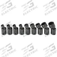 PROTO Impact Socket Set: 1/4 in Drive Size, 9 Pieces, 5.5 mm to 13 mm Socket Size Range (MPN J62133M). Key specifications — attr1204187: PROTO; attr1224350: 5.5 mm to 13 mm; attr1204189: None; attr1204193: (9) 12-Point; attr1226868: 1/4 in.