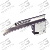 MEDSOURCE Laryngoscope Blades: Miller, 0 Blade Size, Fiber Optic, 3 in Overall Lg, 7/8 in Overall Wd (MPN MS-46120). Key specifications — Brand: MEDSOURCE; Blade Size: 0; Color: Silver; Material: Stainless Steel; Disposable: Reusable; Illumination Type: Fiber Optic.