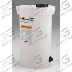 SNYDER INDUSTRIES Storage Tank: Single Wall, Vertical, 35 gal, Closed Top, 3/16 in Wall Thick, HDPE (MPN 1000110N97207). Key specifications — Construction Material: HDPE; Brand: SNYDER INDUSTRIES.