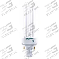 LEDVANCE/ SYLVANIA Compact Fluorescent Bulb: 2-Pin (G24d-2), T4, Fluorescent, 2700K, 18 W Watt (MPN 21109). Key specifications — Brand: LEDVANCE/ SYLVANIA; Bulb Designation: CF18DD/827/ECO; Dimmable: No; Color Temperature: 2700K.