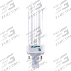 LEDVANCE/ SYLVANIA Compact Fluorescent Bulb: 2-Pin (G24d-2), T4, Fluorescent, 2700K, 18 W Watt (MPN 21109). Key specifications — Brand: LEDVANCE/ SYLVANIA; Bulb Designation: CF18DD/827/ECO; Dimmable: No; Color Temperature: 2700K.