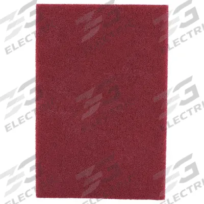 SCOTCH-BRITE Sanding Hand Pad: 3 11/16 in x 9 in, Aluminum Oxide, Very Fine, Maroon - General Purpose Surface-Conditioning Pads for All Surfaces