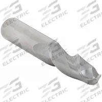 CLEVELAND Ball End Mill: Carbide, 2 Flute, 1" Mill Dia, 2-1/4" LOC, 5" OAL (MPN C60973)