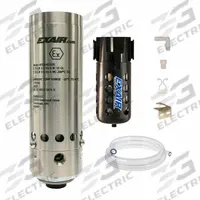 EXAIR Vortex Cooler Kit: NEMA 4X, 40 scfm Max Flow Rate, 2,800 BtuH Cooling Capacity, 1/4 in FNPT (MPN ATEX4740SS). Key specifications — attr1314459: Continuous Operation; attr294757: EXAIR.