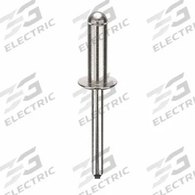 APPROVED VENDOR Blind Rivet,2 2/25 in L,1/4 in dia,PK100: Inch, 2 5/64 in Overall Lg, 3/4 in Body Lg - Domed-Head Blind Rivets