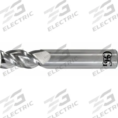 OSG Square End Mill: Carbide, 3 Flute, 7/16" Mill Dia, 1-1/4" LOC, 2-3/4" OAL (MPN VGM3-0026) - Fast-Cutting Carbide Square End Mills for Aluminum
