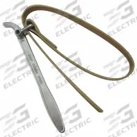 WESTWARD Strap Wrench: For 9 1/2 in Outside Dia, 11 in Handle Lg, 1 in Strap Wd, 34 3/4 in Strap Lg (MPN 23M602). Key specifications — attr309961: Rubber; attr309982: Alloy Steel; attr324946: WESTWARD.