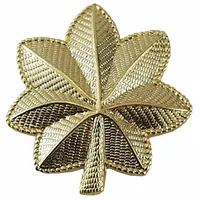 HEROS PRIDE Metal Rank Insignia: Maj. Leaf, 1 in, Gold, Metal, Pin and Safety Catch, 1 PR (MPN 4427PG). Key specifications — attr1074238: Pin and Safety Catch; attr188498: 1 in; attr188499: Gold; attr188500: Metal; attr188503: Maj. Leaf; attr193746: HEROS PRIDE.