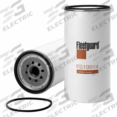 FLEETGUARD Automotive Fuel Filter: 14 1/2 in Overall Lg, 4 5/16 in Outside Dia - Spin-On Fuel/Water Separators
