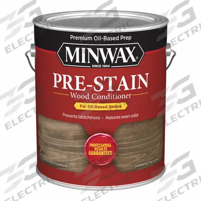 MINWAX Pre-Stain: Pre-Stain Conditioner, Interior, Oil, 1 gal Container Size, Wood - Pre-Stain Wood Conditioners