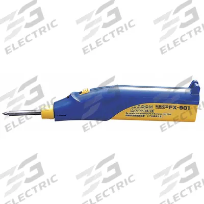 HAKKO Cordless Soldering Iron: 6 W, 600°F, Conical Tip, 0.0625 in Tip Wd - Battery-Powered Soldering Irons