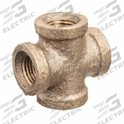 APPROVED VENDOR Metal Pipe Cross: Cross, 3 in x 3 in x 3 in x 3 in, Class 125 - Threaded Low-Pressure Pipe Fittings for Potable Water
