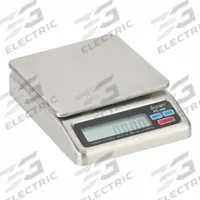 DORAN Food Scale: 6 1/2 in Weighing Surface Dp, 6 1/2 in Weighing Surface Wd, 2 in Overall Ht, LCD (MPN PC400-10). Key specifications — Connection Ports: RS-232; Readability: 1 g/0.005 lb; Brand: DORAN; IP Rating: Not IP Rated.