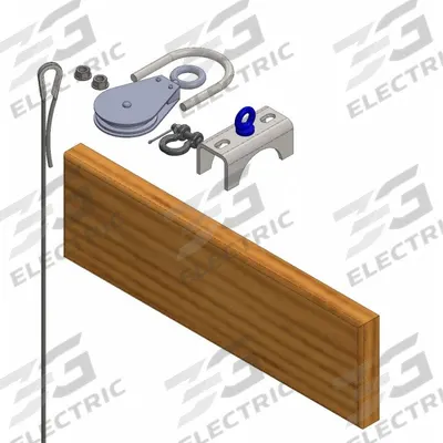 SPALDING Winch Retrofit Kit: For Use With 402-742 QR4000 Electric Winch - Winch Accessories