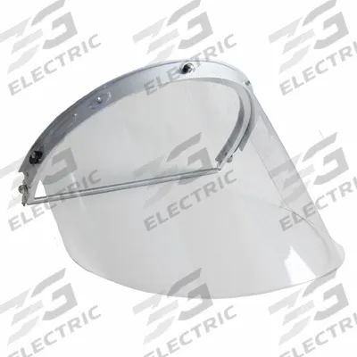 BULLARD Face Shield: Uncoated, Aluminum, Clear - Bullard Face Shield Assemblies for Hard Hats