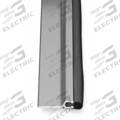 PEMKO Door Weatherstripping: Bulb Insert, 4 ft Lg, 1 1/8 in Wd - Metal Leaf Weatherstripping