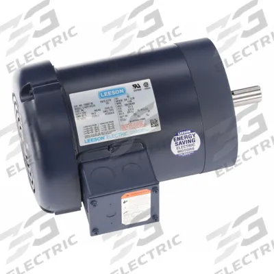 LEESON General Purpose Motors: C-Face Mount, Totally Enclosed Air-Over, 3/4 hp - C-Face 3-Phase General Purpose AC Motors